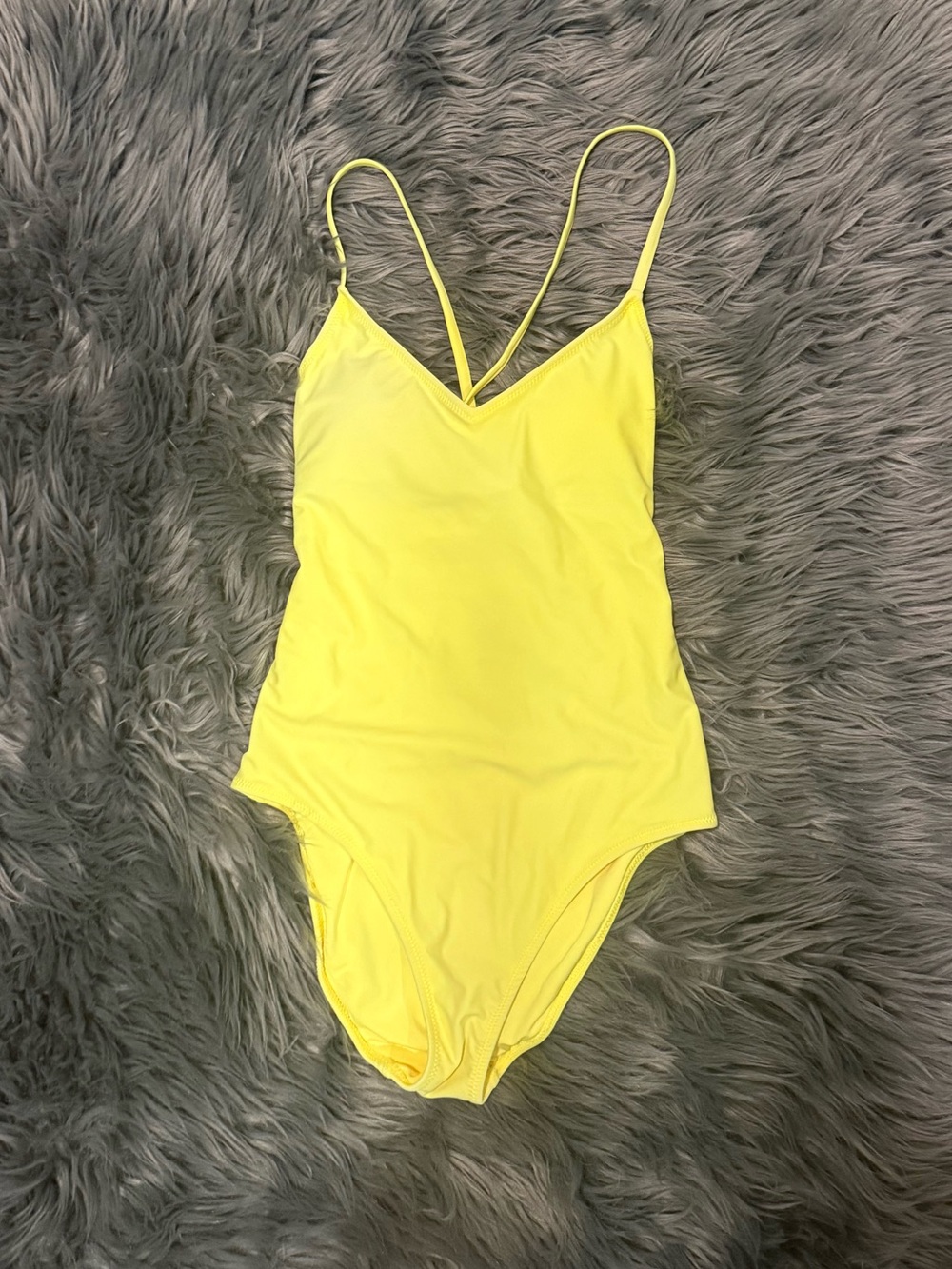 NWOT aerie One Piece Full Coverage Swimsuit - Size Small | Color: Yellow